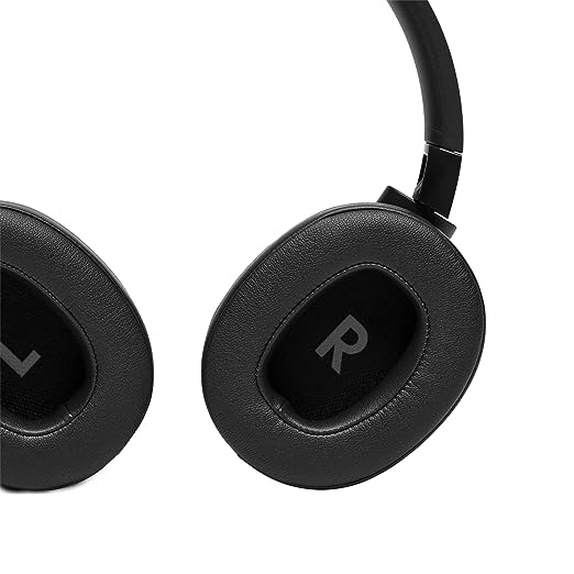 JBL Tune 760NC, Wireless Over Ear Active Noise Cancellation Headphones with Mic, up to 50 Hours Playtime, Pure Bass, Dual Pairing, AUX & Voice Assistant Support for Mobile Phones (Black) JBL Tune 760NC, Wireless Over Ear Active Noise Cancellation Headphones with Mic, up to 50 Hours Playtime, Pure Bass, Dual Pairing, AUX & Voice Assistant Support for Mobile Phones (Black)